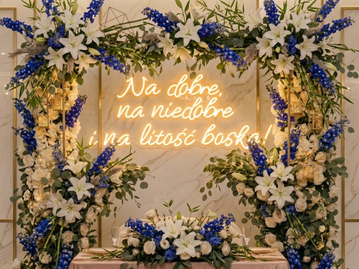 Na dobre, na niedobre i na litość boską weddled lublin ledon neon